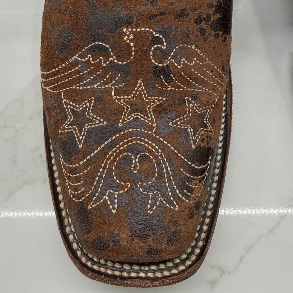 J.B. Dillon Leather Boots - Red white and blue - Picture 8 of 13